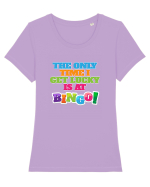 BINGO Tricou mânecă scurtă guler larg fitted Damă Expresser