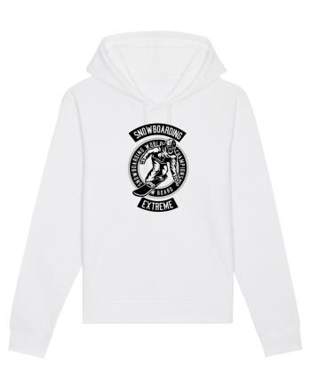 Snowboarding Extreme Black White