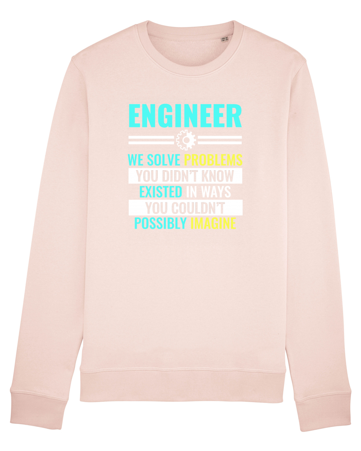 Bluză mânecă lungă Unisex Rise Candy Pink