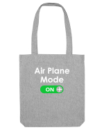AIR PLANE MODE ON Sacoșă textilă