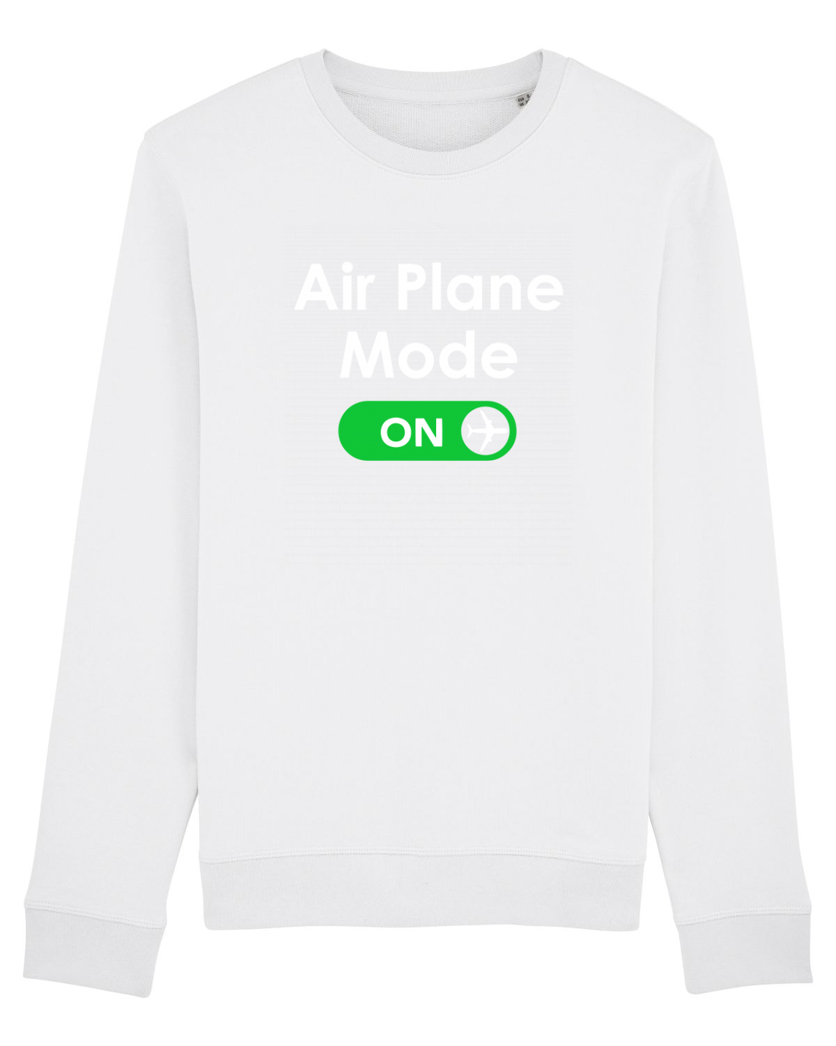 Bluză mânecă lungă Unisex Rise White