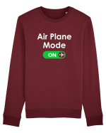 AIR PLANE MODE ON Bluză mânecă lungă Unisex Rise