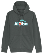 ALOHA Hanorac cu fermoar Unisex Connector