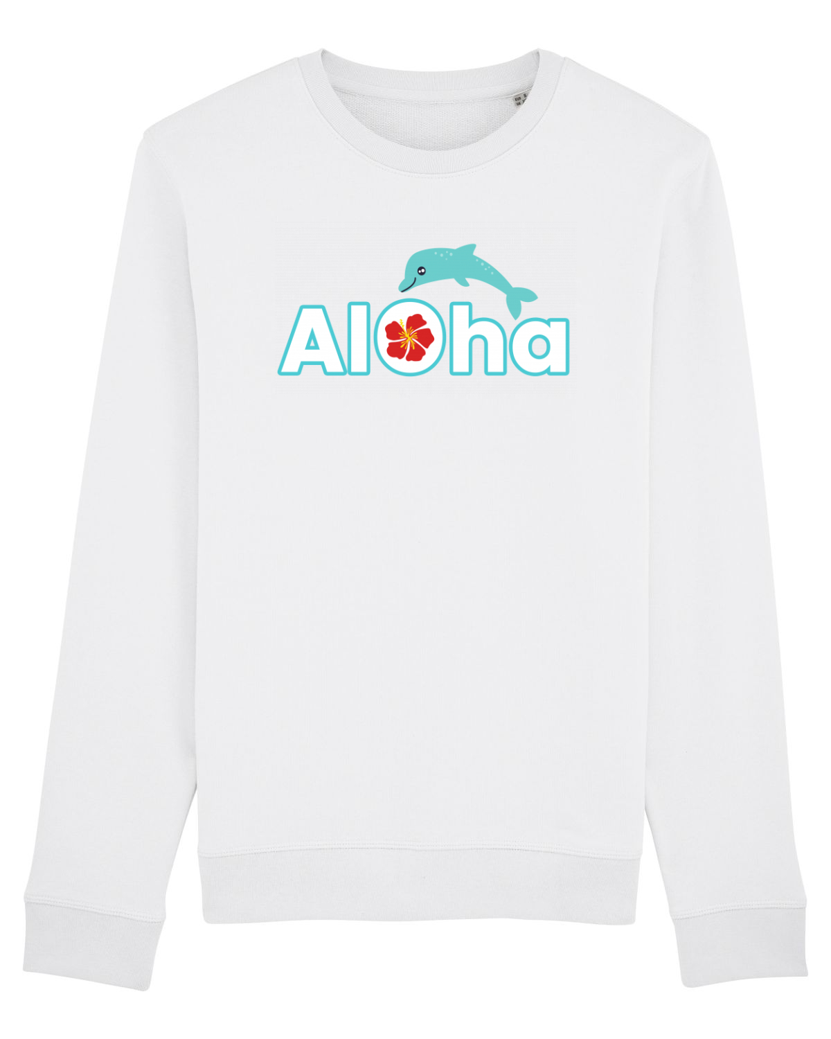 Bluză mânecă lungă Unisex Rise White