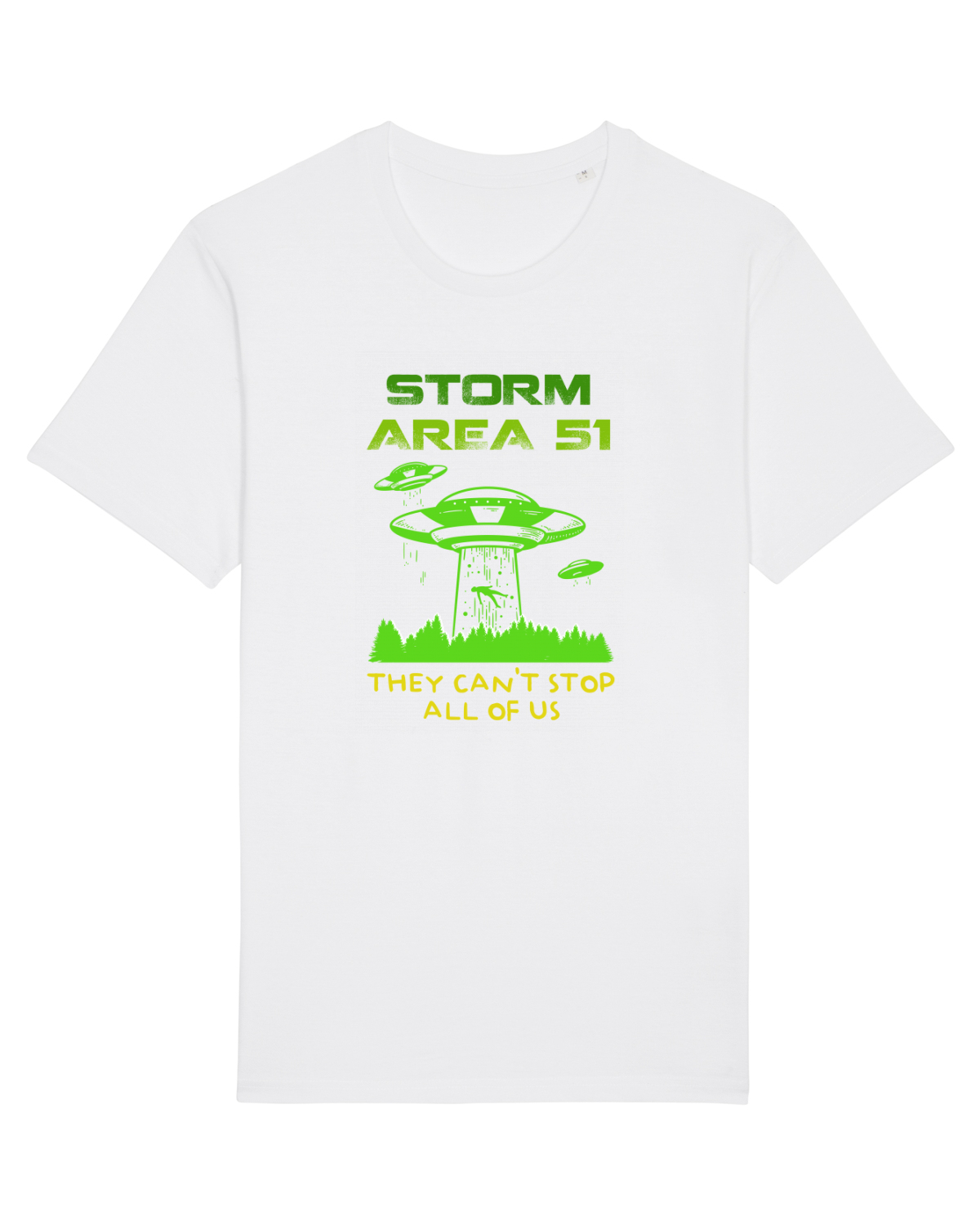 Tricou mânecă scurtă Unisex Rocker White