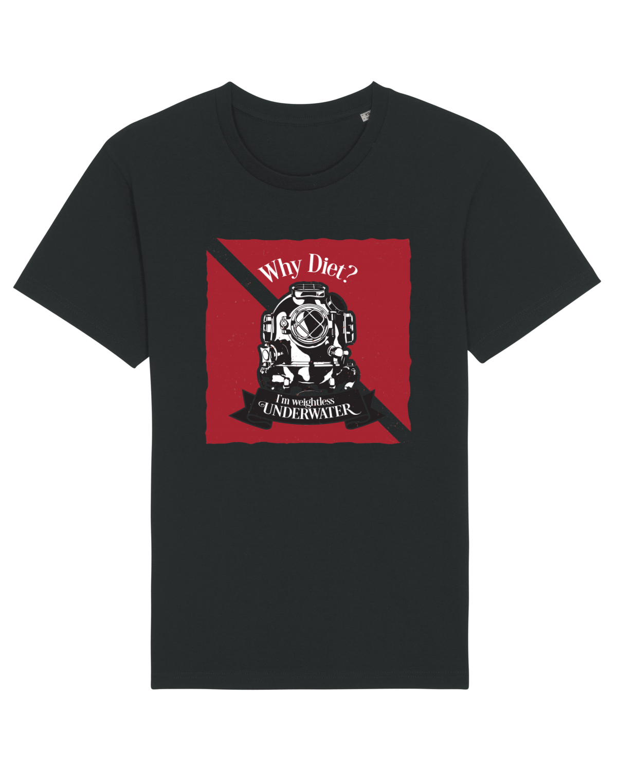 Tricou mânecă scurtă Unisex Rocker Black