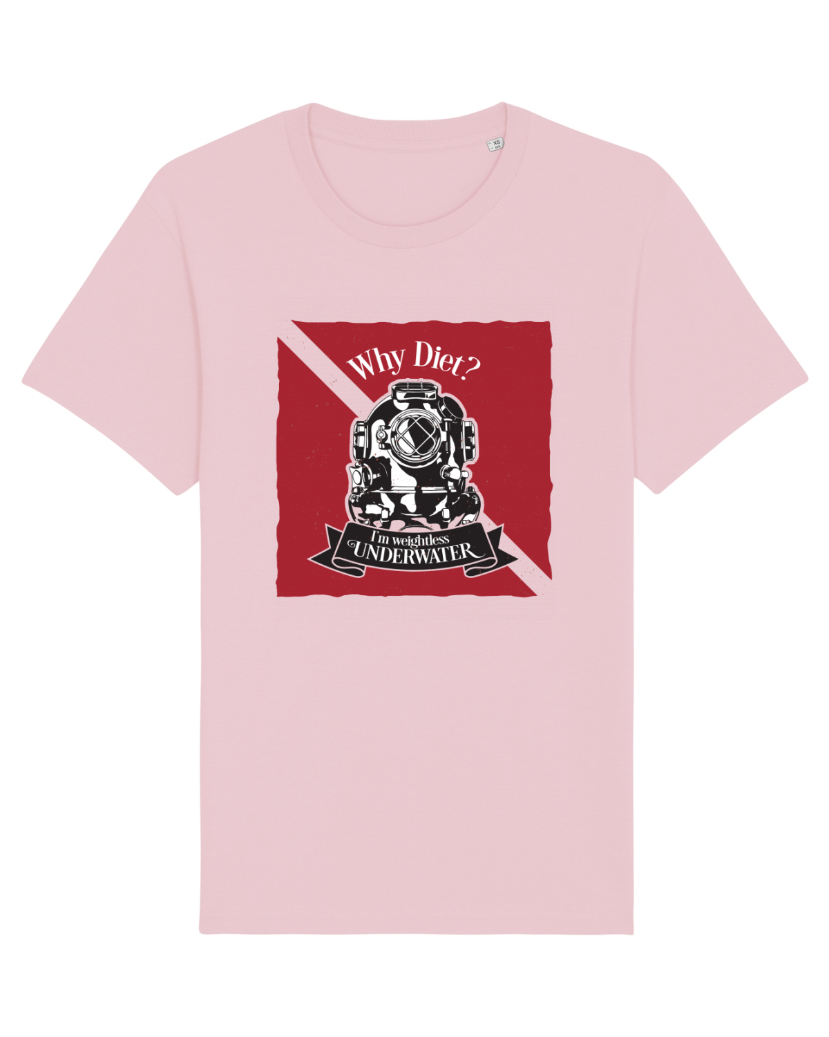 Tricou mânecă scurtă Unisex Rocker Cotton Pink