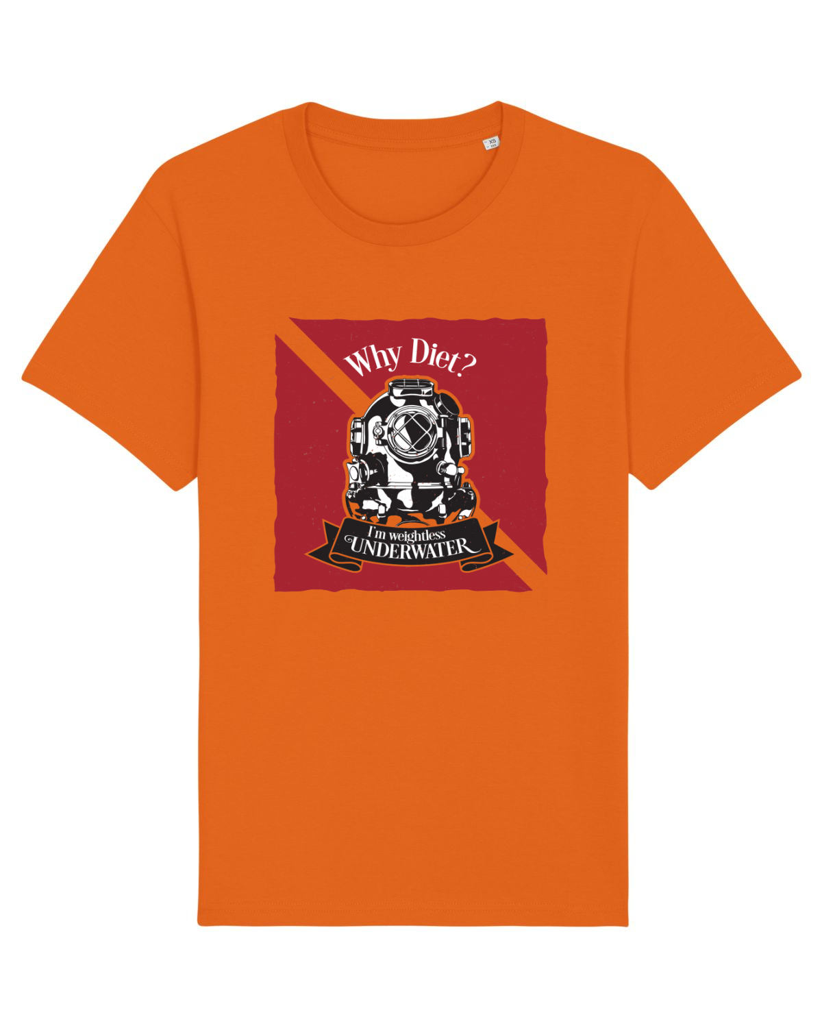 Tricou mânecă scurtă Unisex Rocker Bright Orange