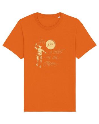 I've Got A Ticket To The Moon Bright Orange