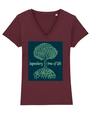 Legendary Tree Of Life Burgundy