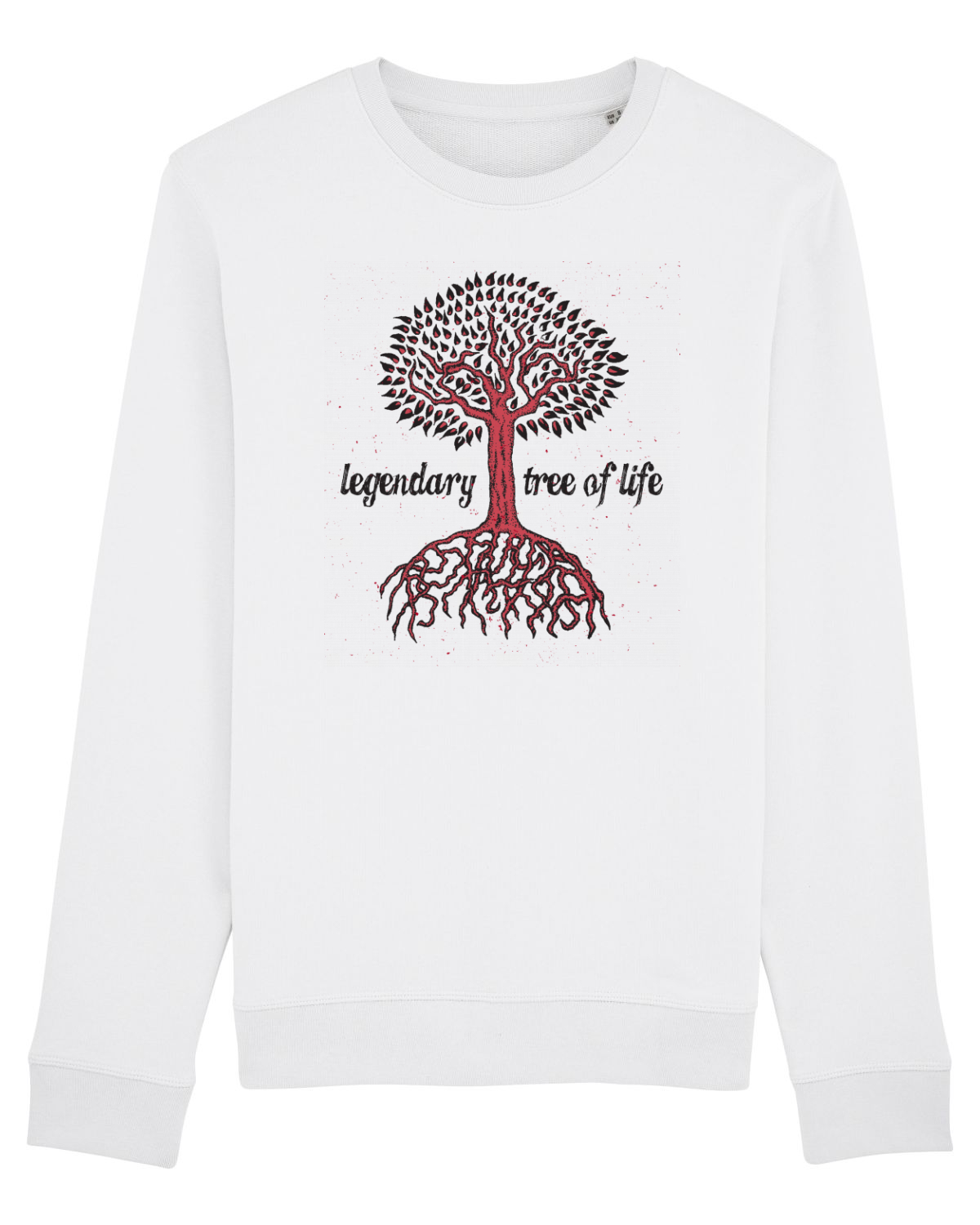 Bluză mânecă lungă Unisex Rise White