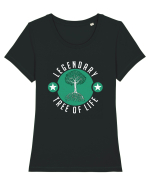 Legendary Tree Of Life Tricou mânecă scurtă guler larg fitted Damă Expresser