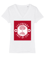 Legendary Tree Of Life Tricou mânecă scurtă guler V Damă Evoker