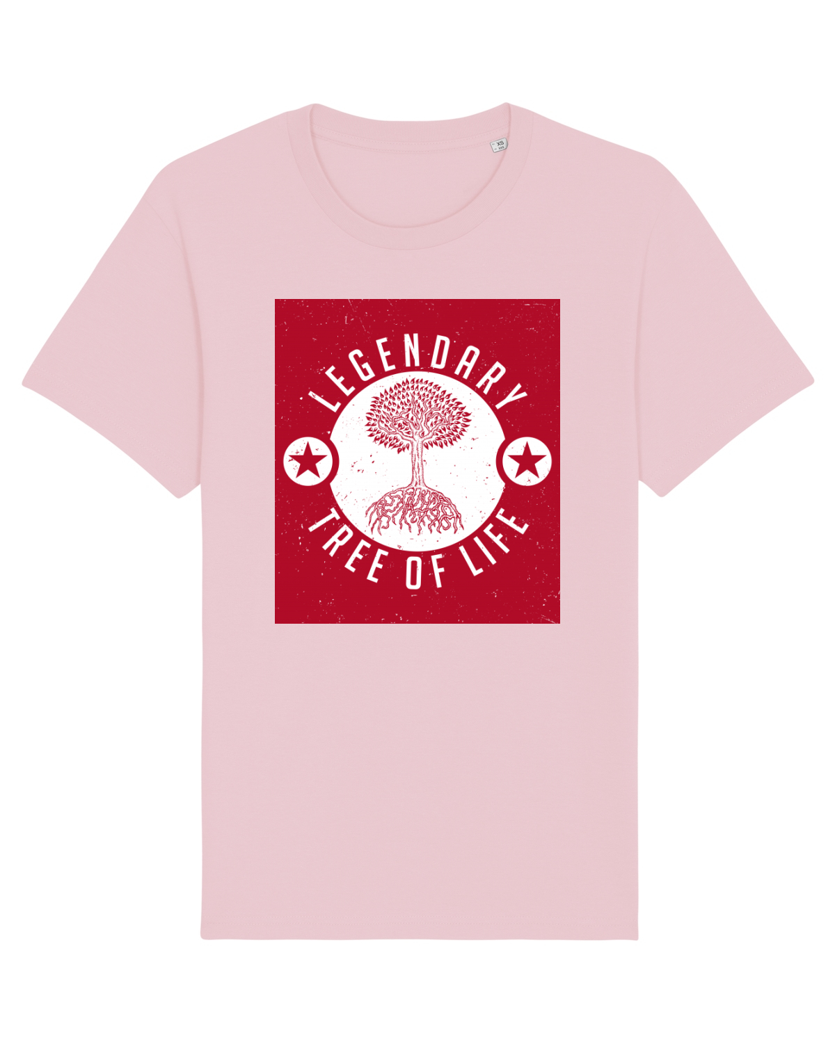 Tricou mânecă scurtă Unisex Rocker Cotton Pink