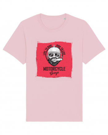 Live To Ride Ride To Live Cotton Pink