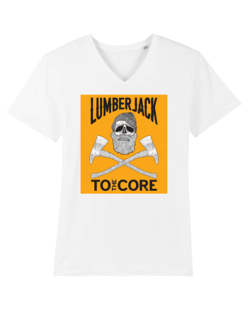 Lumberjack To The Core White
