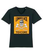 Lumberjack To The Core Tricou mânecă scurtă guler V Bărbat Presenter