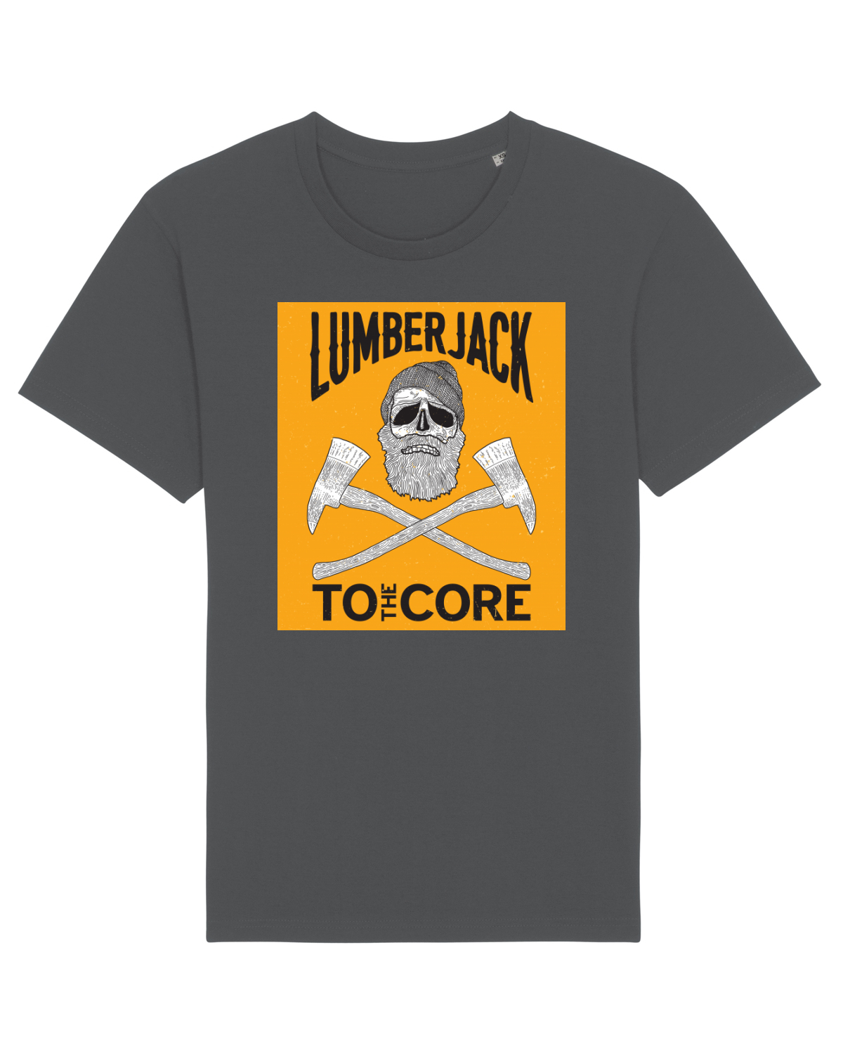 Tricou mânecă scurtă Unisex Rocker Anthracite