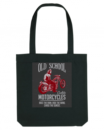 Old School Custom Motorcycles Black