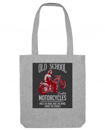 Old School Custom Motorcycles Heather Grey