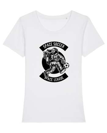 Space Soccer League Black White