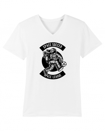 Space Soccer League Black White