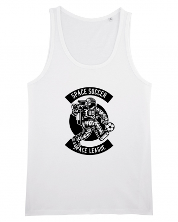 Space Soccer League Black White