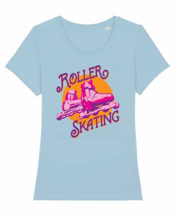 Roller Skating Sky Blue