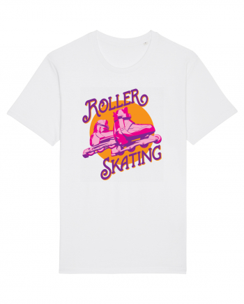 Roller Skating White