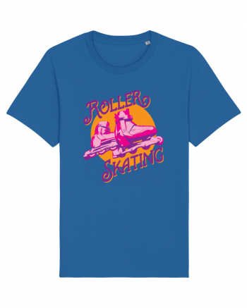 Roller Skating Royal Blue