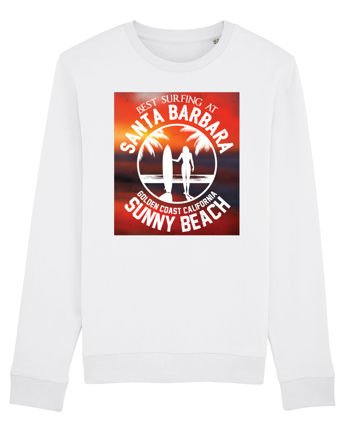 Bluză mânecă lungă Unisex Rise White