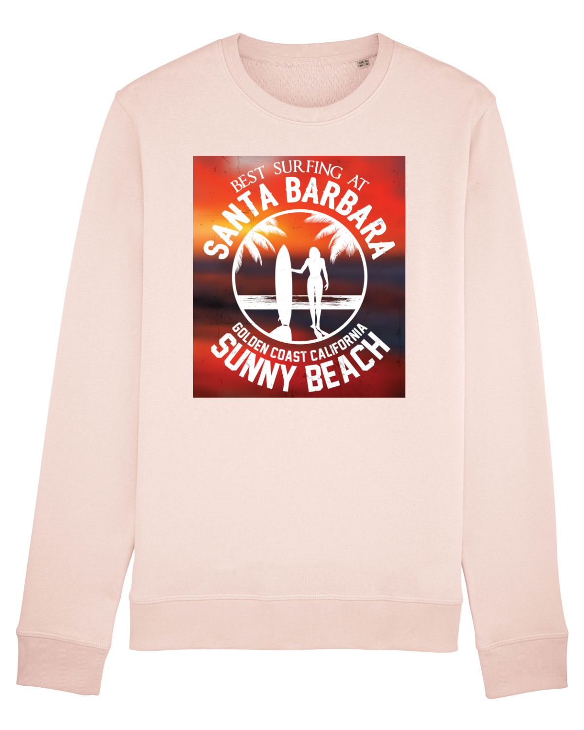 Bluză mânecă lungă Unisex Rise Candy Pink