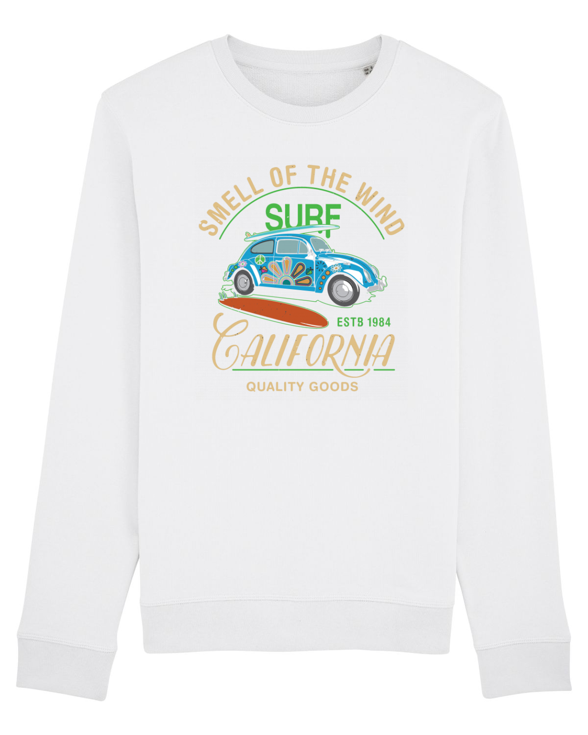 Bluză mânecă lungă Unisex Rise White
