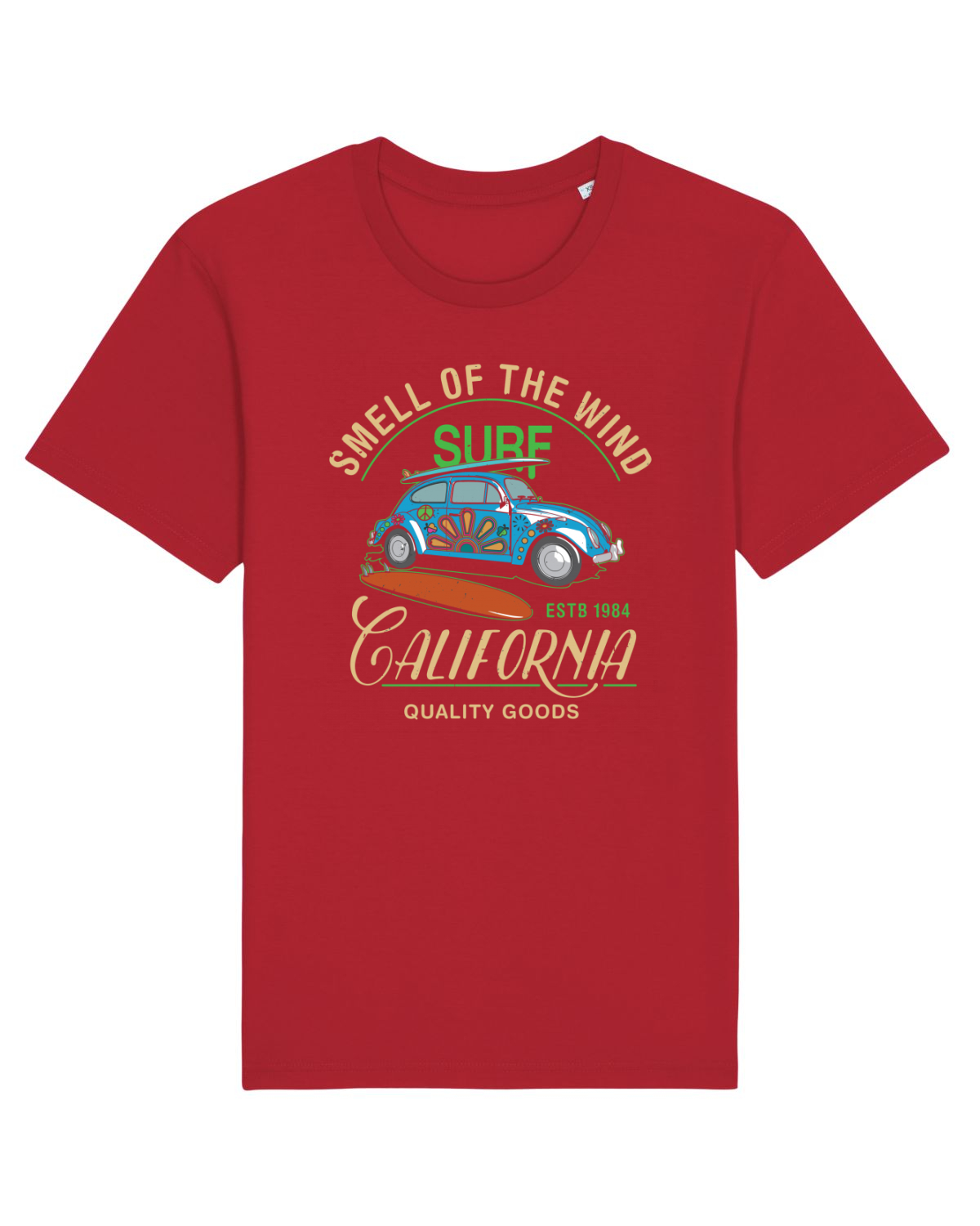 Tricou mânecă scurtă Unisex Rocker Red