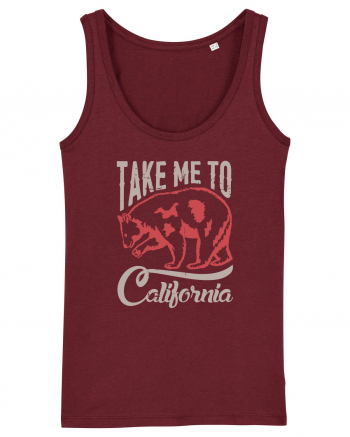 Take Me To California Burgundy