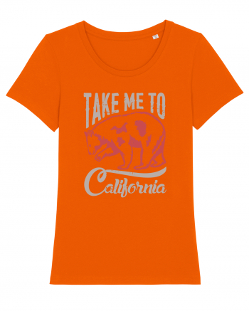 Take Me To California Bright Orange