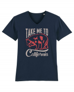 Take Me To California Tricou mânecă scurtă guler V Bărbat Presenter