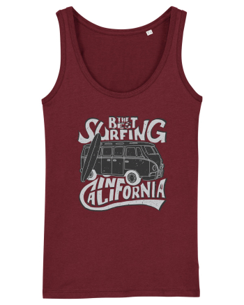 The Best Surfing In California Burgundy