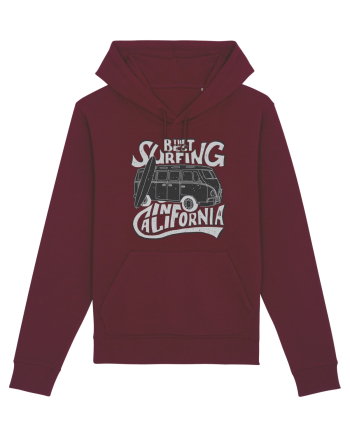 The Best Surfing In California Burgundy