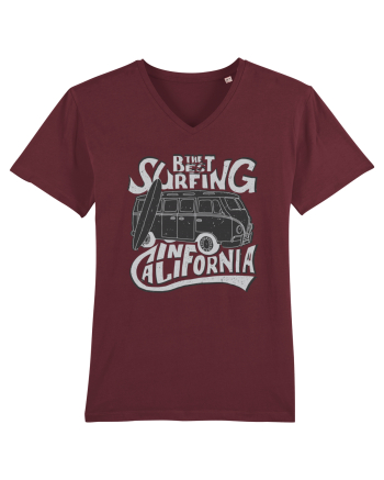The Best Surfing In California Burgundy