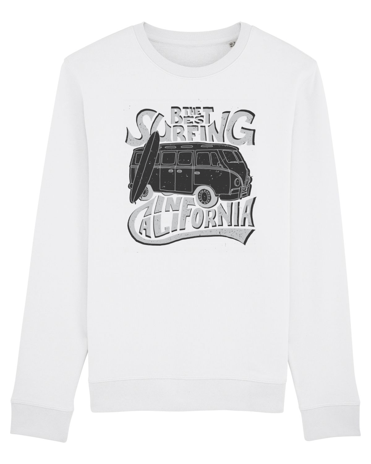 Bluză mânecă lungă Unisex Rise White