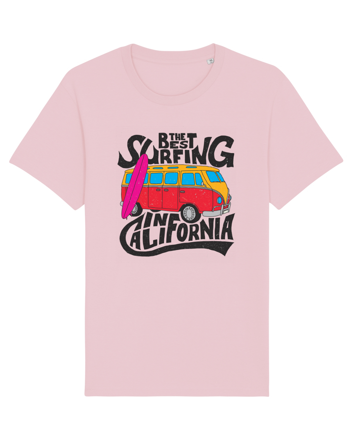 Tricou mânecă scurtă Unisex Rocker Cotton Pink