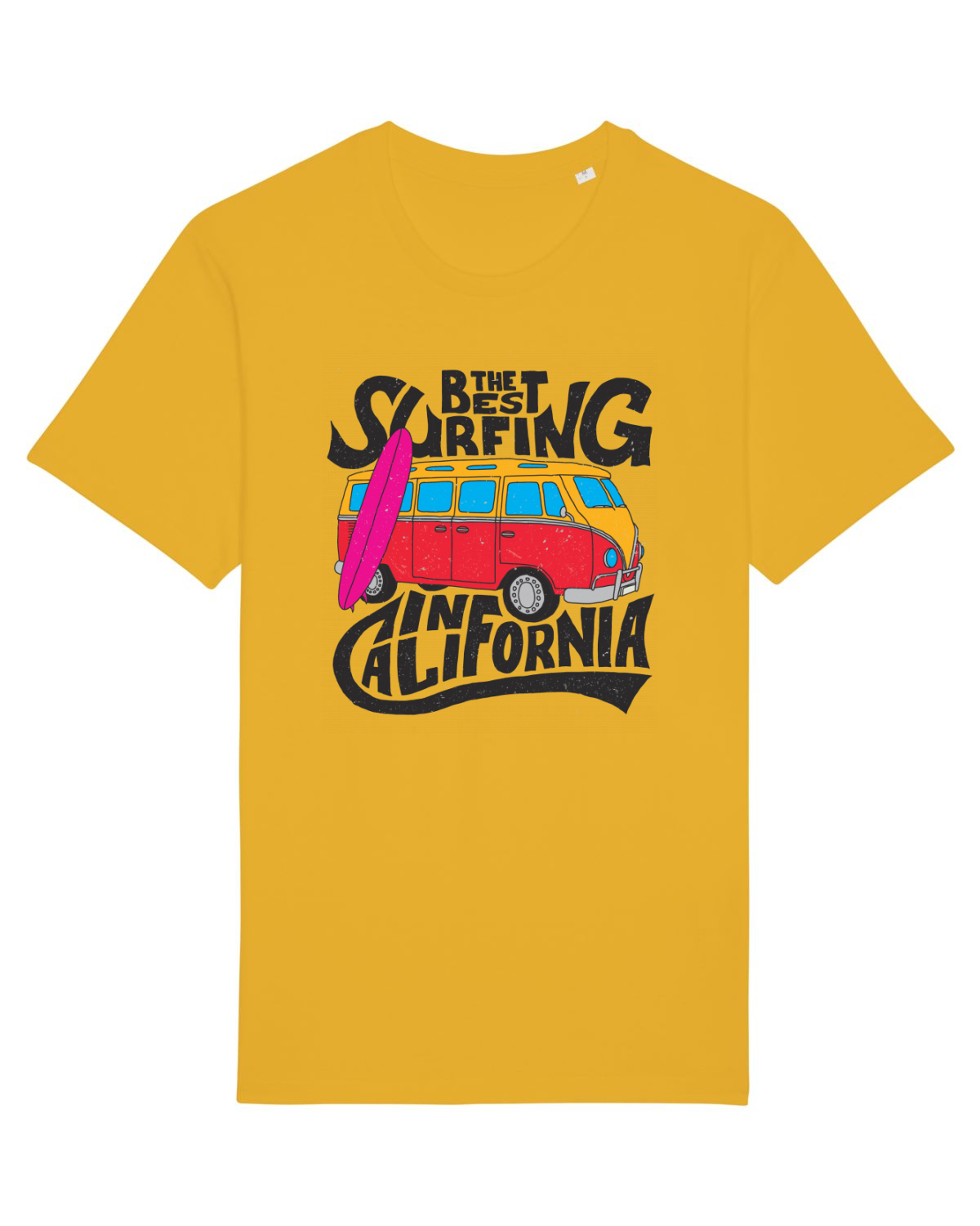Tricou mânecă scurtă Unisex Rocker Spectra Yellow