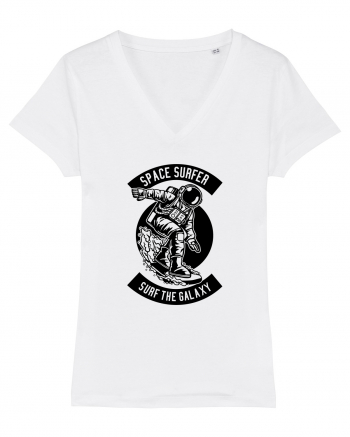 Space Surfer Galaxy Black White