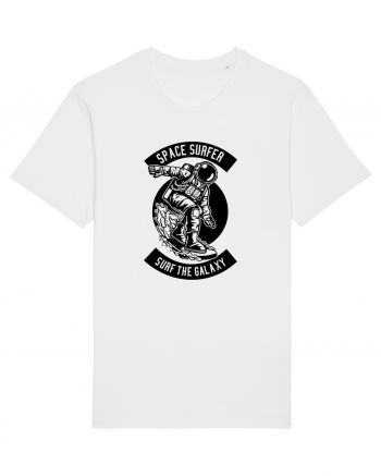 Space Surfer Galaxy Black White