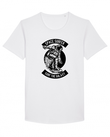 Space Surfer Galaxy Black White