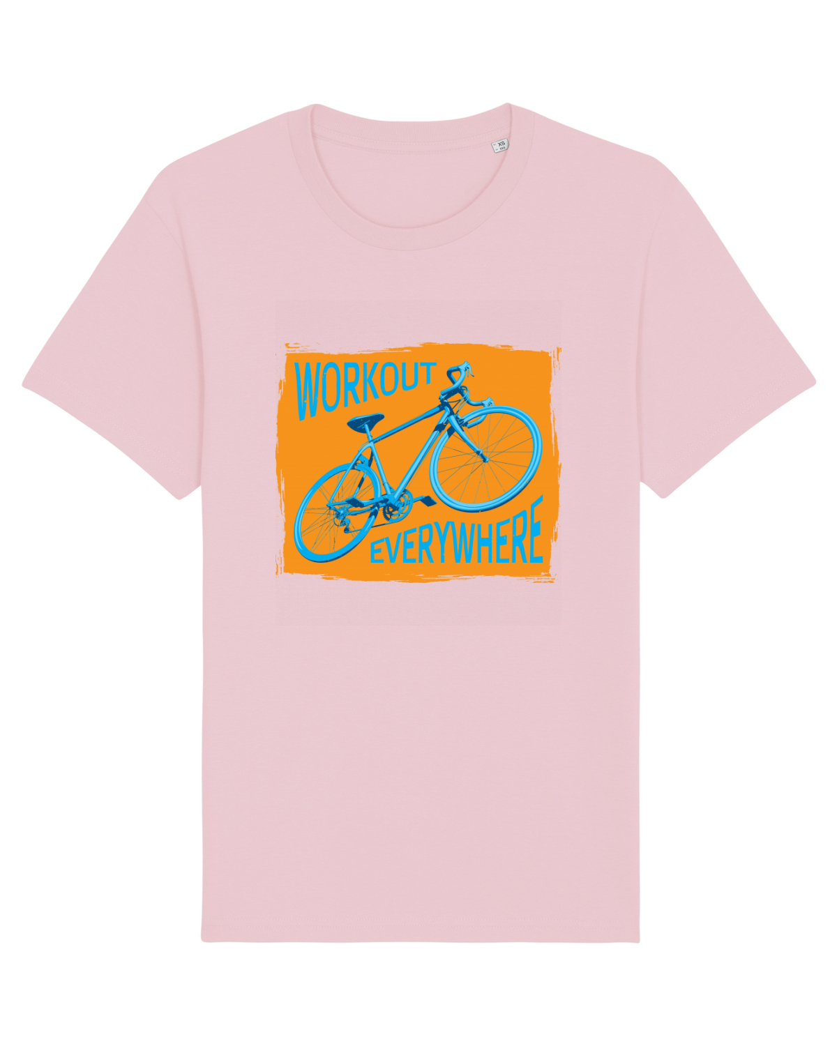 Tricou mânecă scurtă Unisex Rocker Cotton Pink