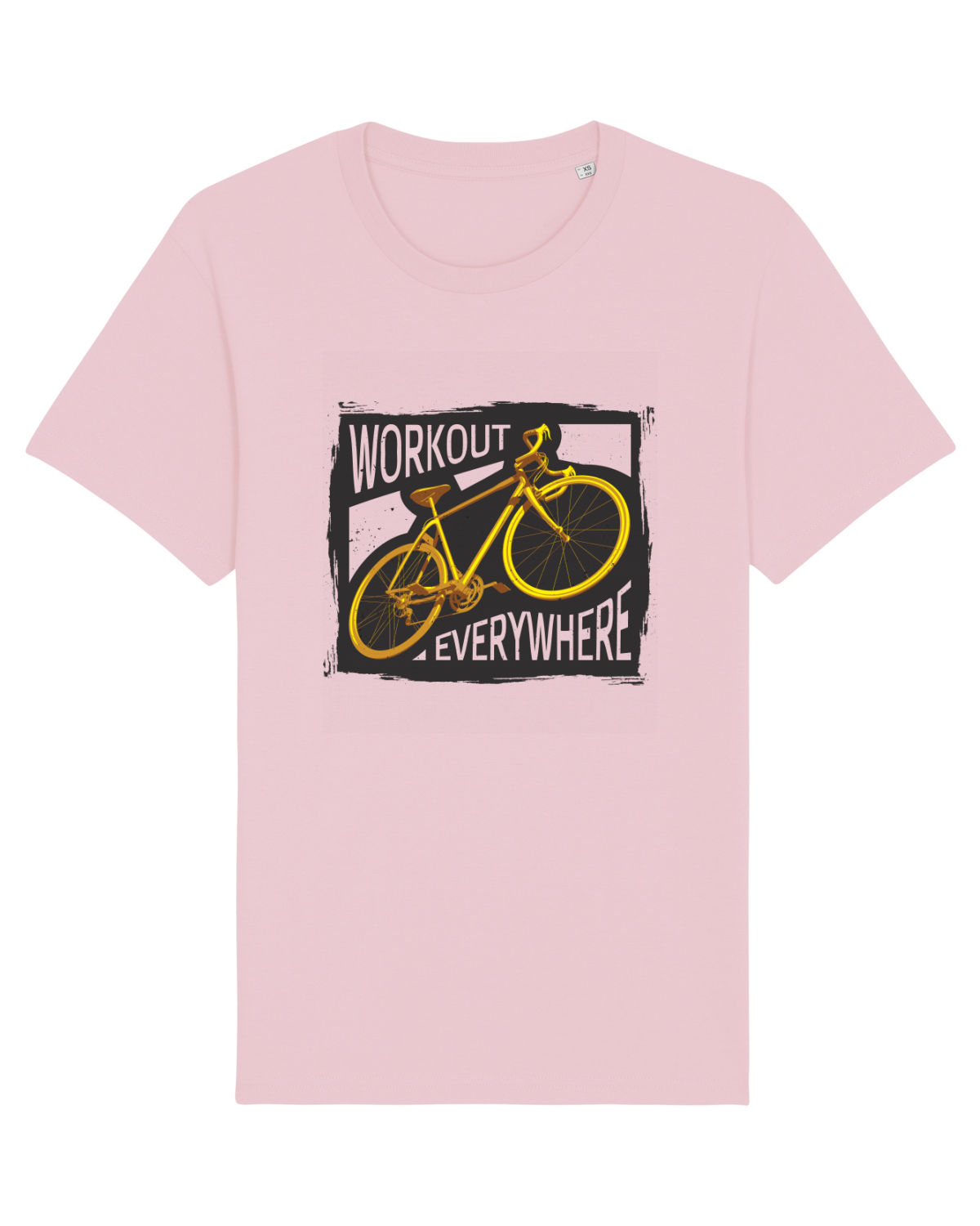 Tricou mânecă scurtă Unisex Rocker Cotton Pink