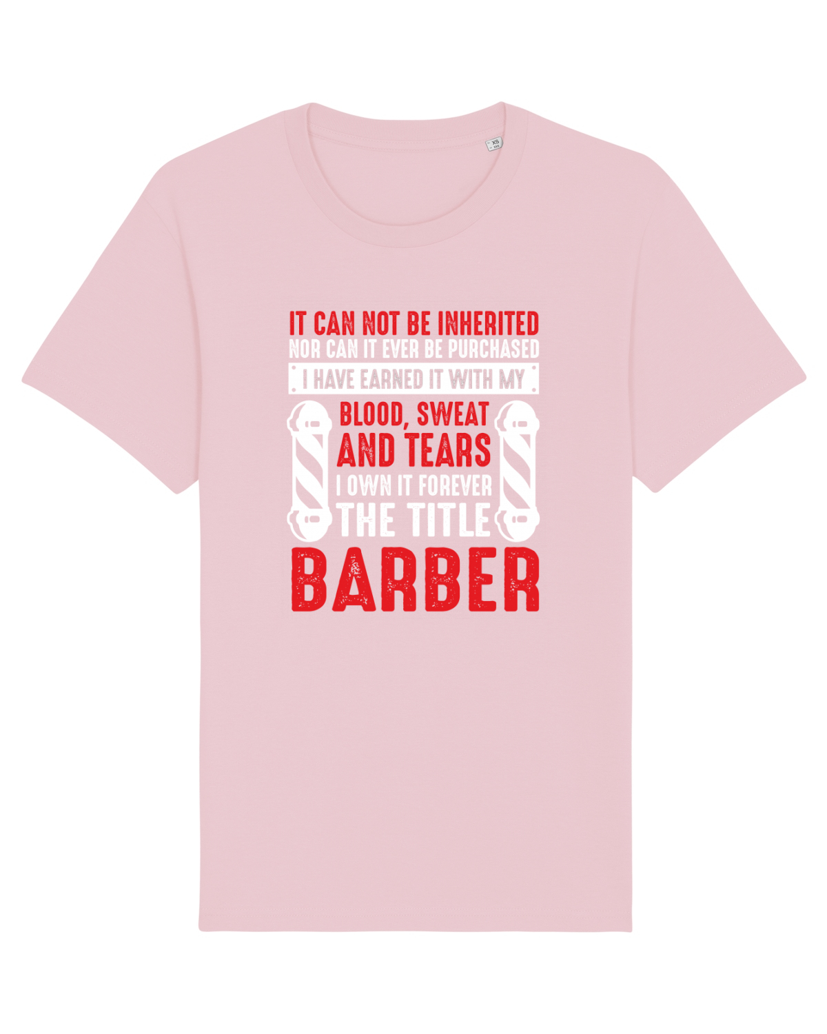 Tricou mânecă scurtă Unisex Rocker Cotton Pink