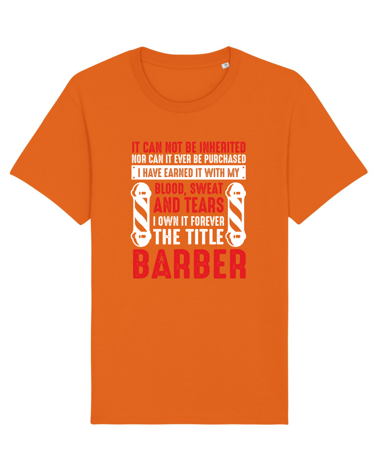 Tricou mânecă scurtă Unisex Rocker Bright Orange